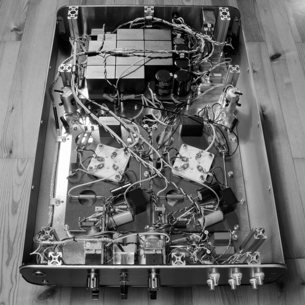 Single Ended Triode Amplifier Terrastrato Typ-1 interior b&w